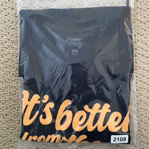 DEFEND HAWAII “It’s Better from the Aina” Hawaiian Tee Shirt Men XL - Picture 5 of 5